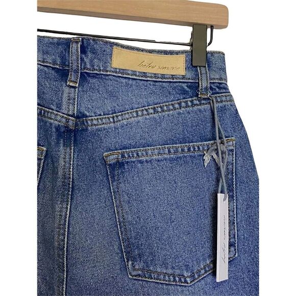 𝅺betro Simone High Rise Straight Leg Button Fly Dad Jeans‎ - Picture 8 of 11